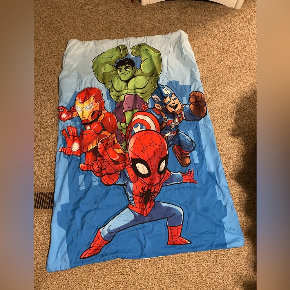Reversible Crib Comforter and Pillow Case